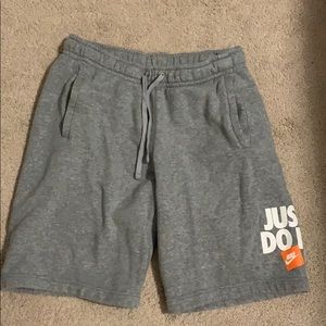 Nike Just Do It sweat shorts